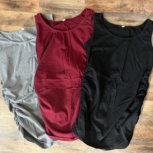 3 Small Maternity Tanks